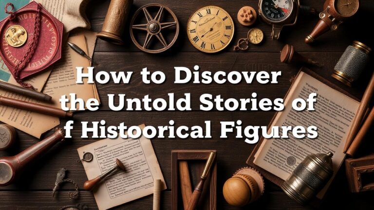 How to Discover the Untold Stories of Historical Figures