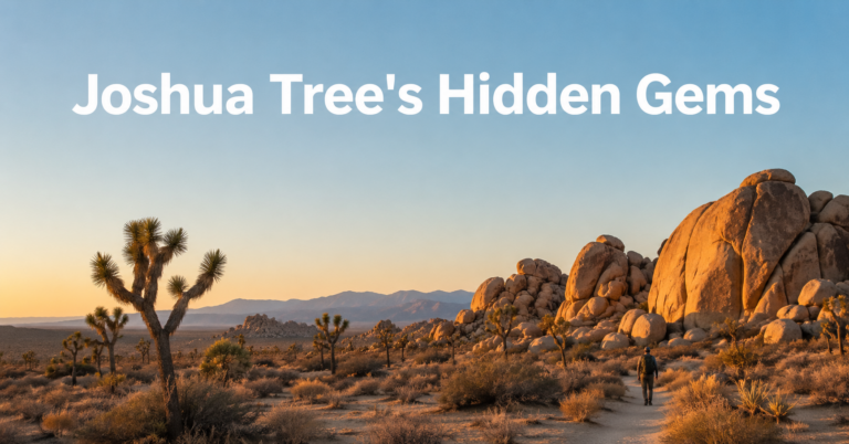 The Best Hidden Gems Near Joshua Tree: A Desert Local’s Guide